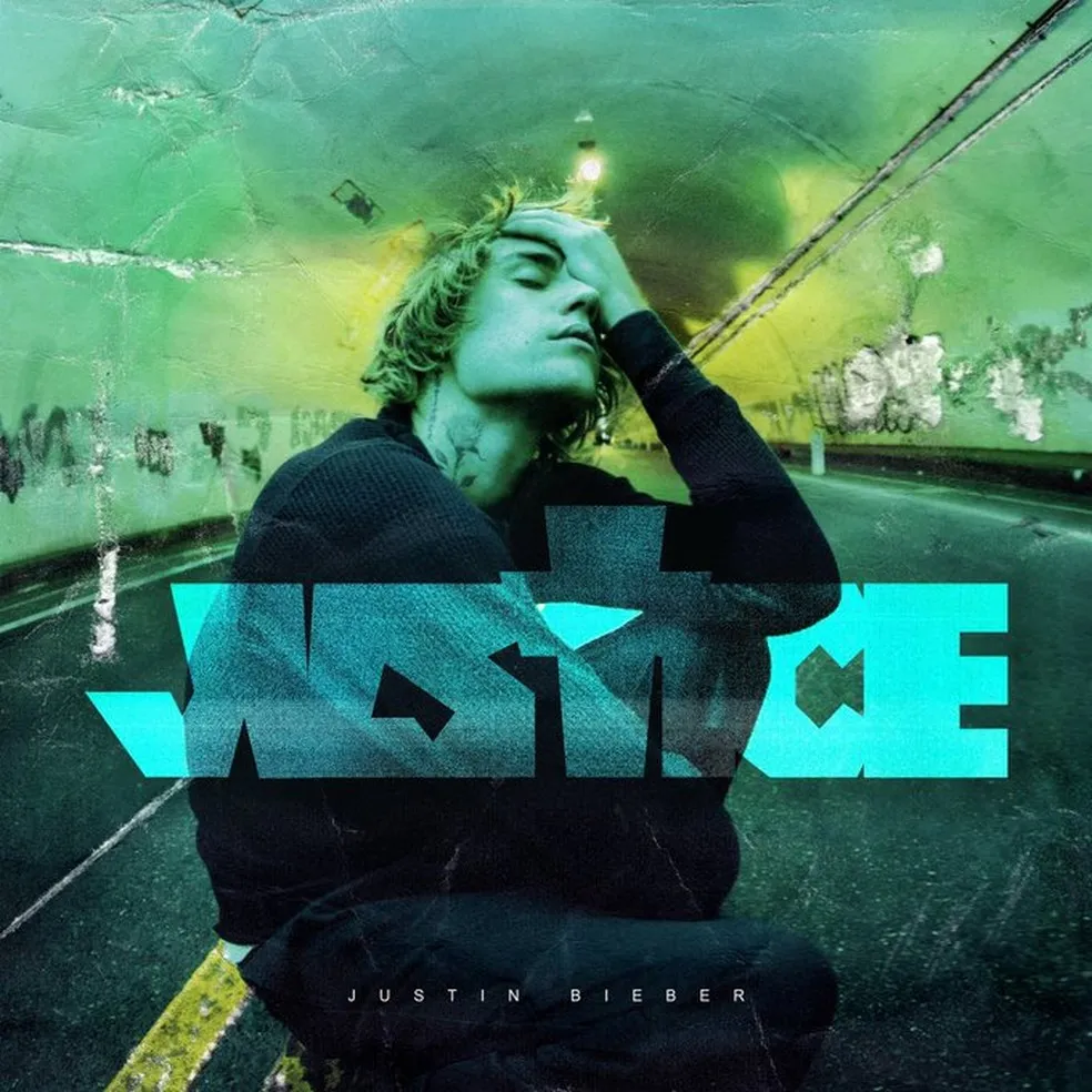 Justin Bieber na capa de ‘Justice’, seu sexto álbum — Foto: Divulgação