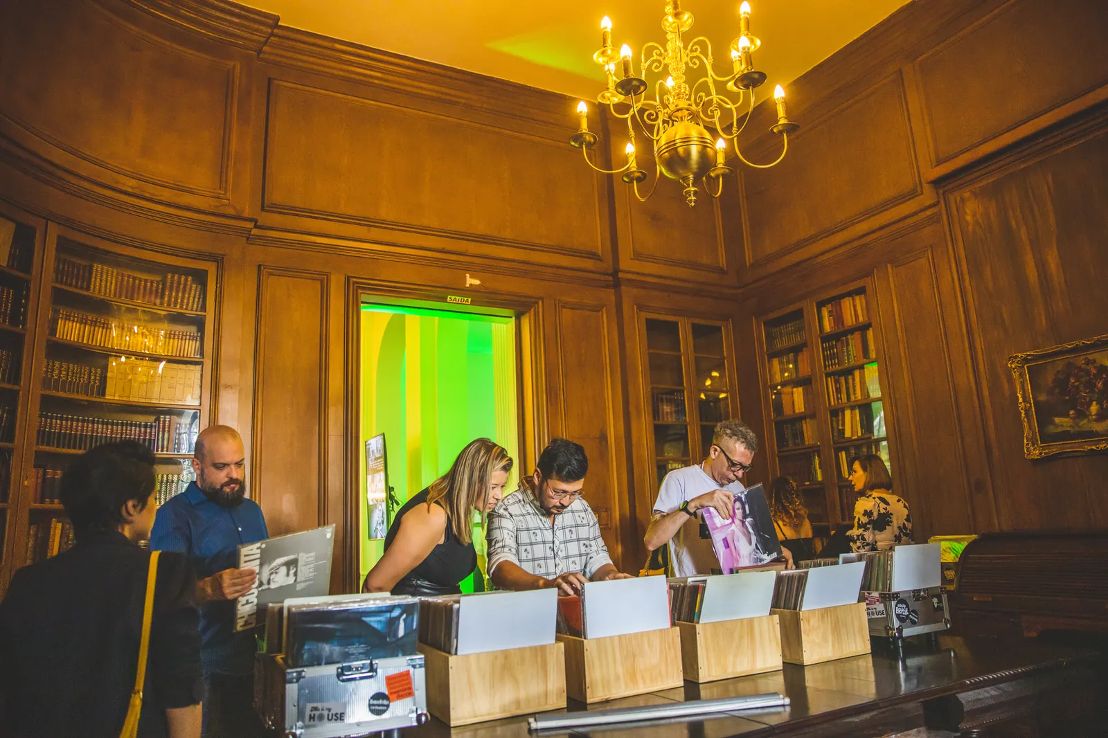 Feira de Vinil na Biblioteca do Nacional Club